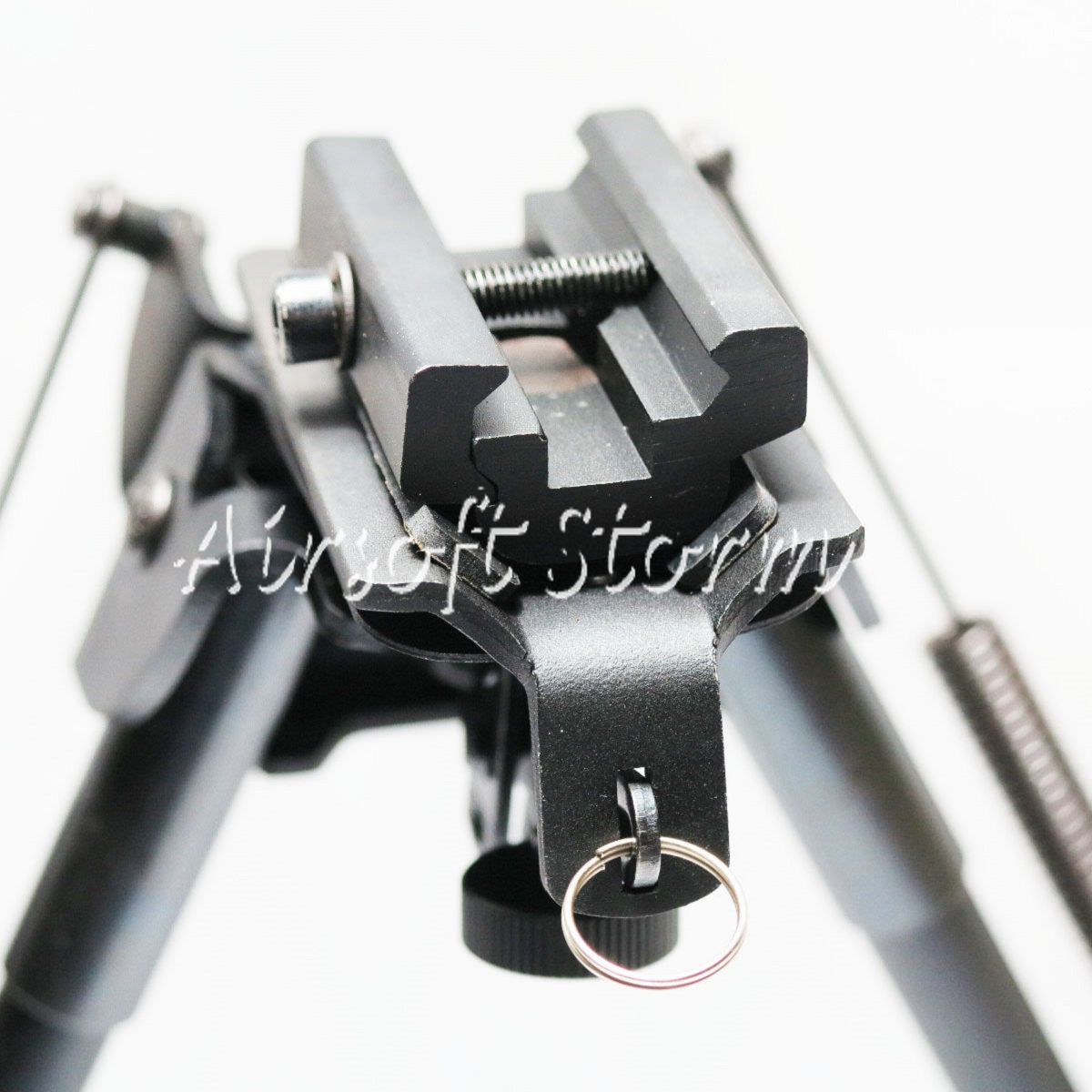 Shooting Gear Aircraft Aluminum 9-15" Spring Rifle Shooter Bipod with 20mm RIS Adaptor