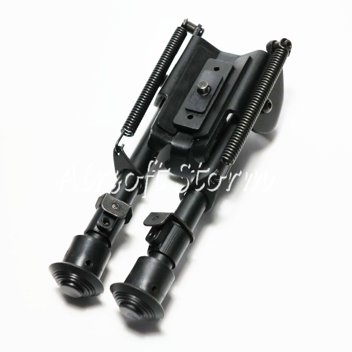 Shooting Gear Universal Rifle Spring Eject Rest 6"-9" Metal Bipod - Click Image to Close