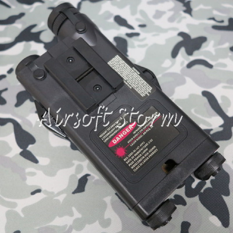 Airsoft Tactical Gear D-Boys PEQ 2 Style Battery Case Box with RIS Mount Black - Click Image to Close