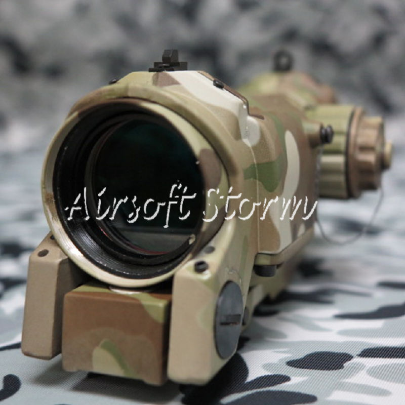 SWAT Gear Tactical 4x Elcan SpecterDR Type Red Green Dot Sight Scope Multi Camo - Click Image to Close