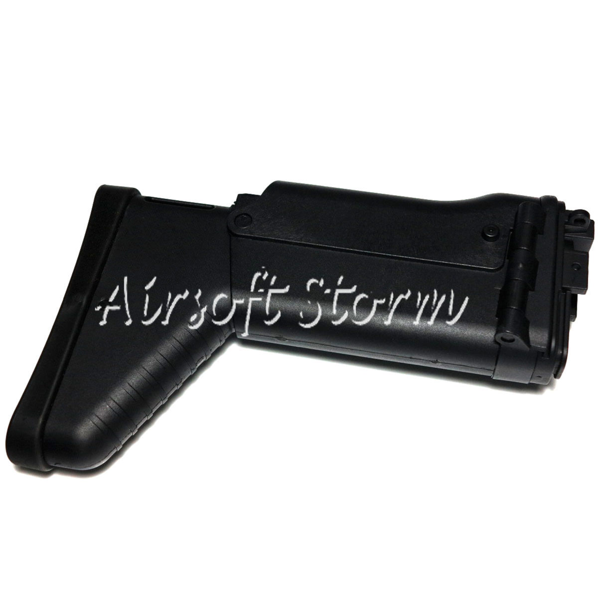 Airsoft Tactical Gear D-Boys Side Folding Retractable Stock for SCAR AEG Black - Click Image to Close