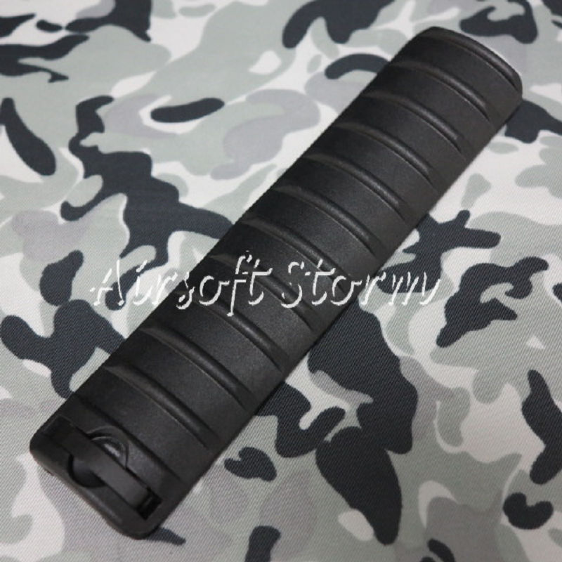 4pcs Set Tactical Gear D-Boys Knight's Type 20mm RIS RAS Rail Cover Panel Black - Click Image to Close