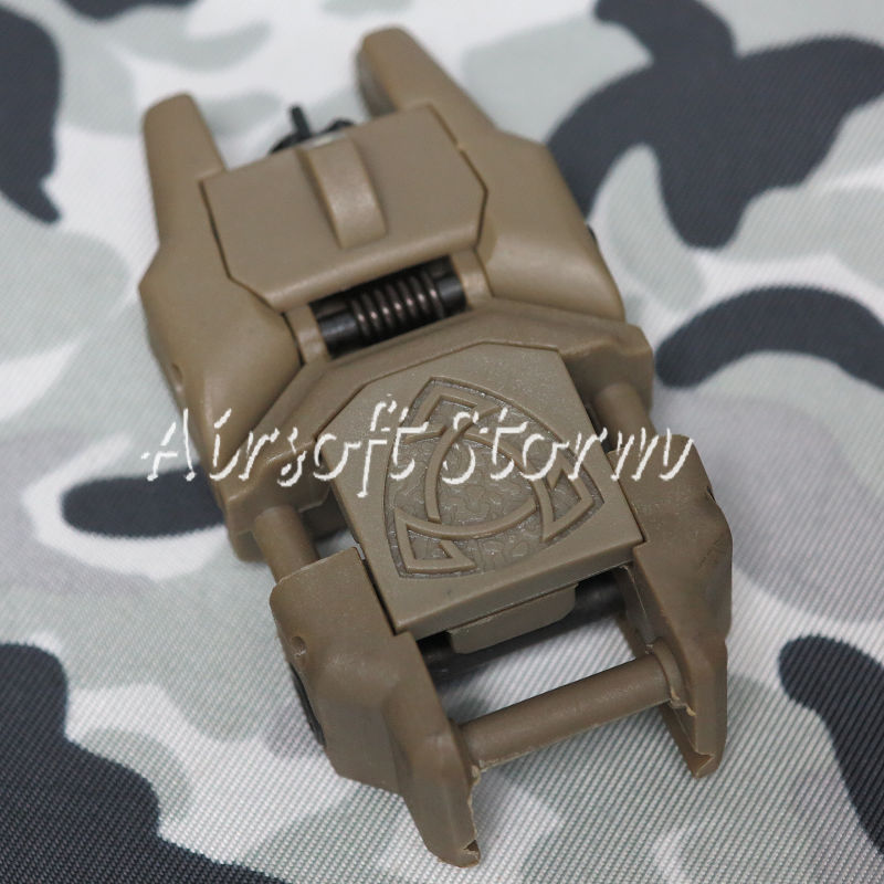 Tactical Gear APS Rhino Auxiliary Flip Up Front Sight Brown - Click Image to Close