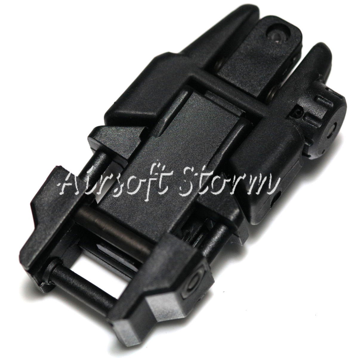Tactical Gear APS Rhino Auxiliary Flip Up Rear Sight Black - Click Image to Close