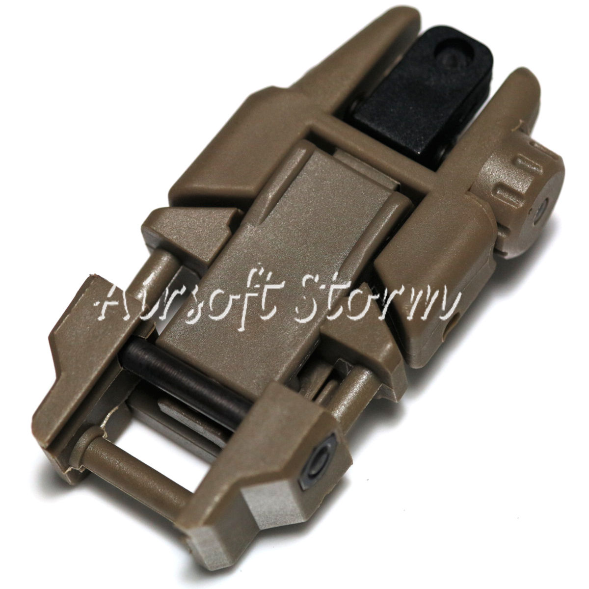 Tactical Gear APS Rhino Auxiliary Flip Up Rear Sight Brown