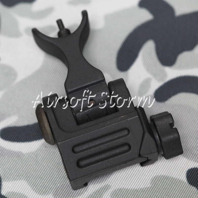 Tactical Gear APS Folding Battle Front Sight Black - Click Image to Close
