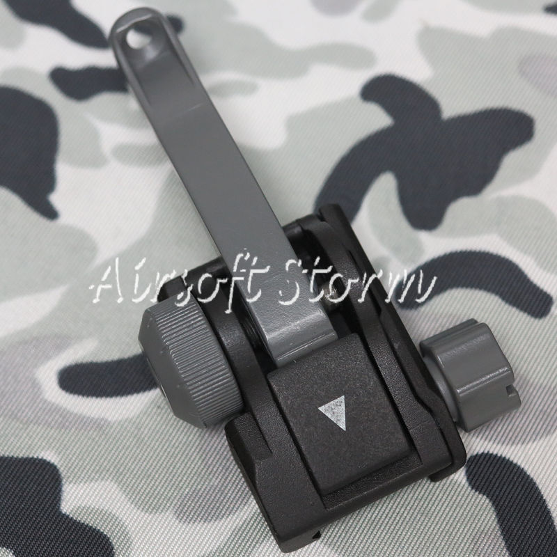 Tactical Gear APS Flip Up Shooting Rear Sight Black - Click Image to Close