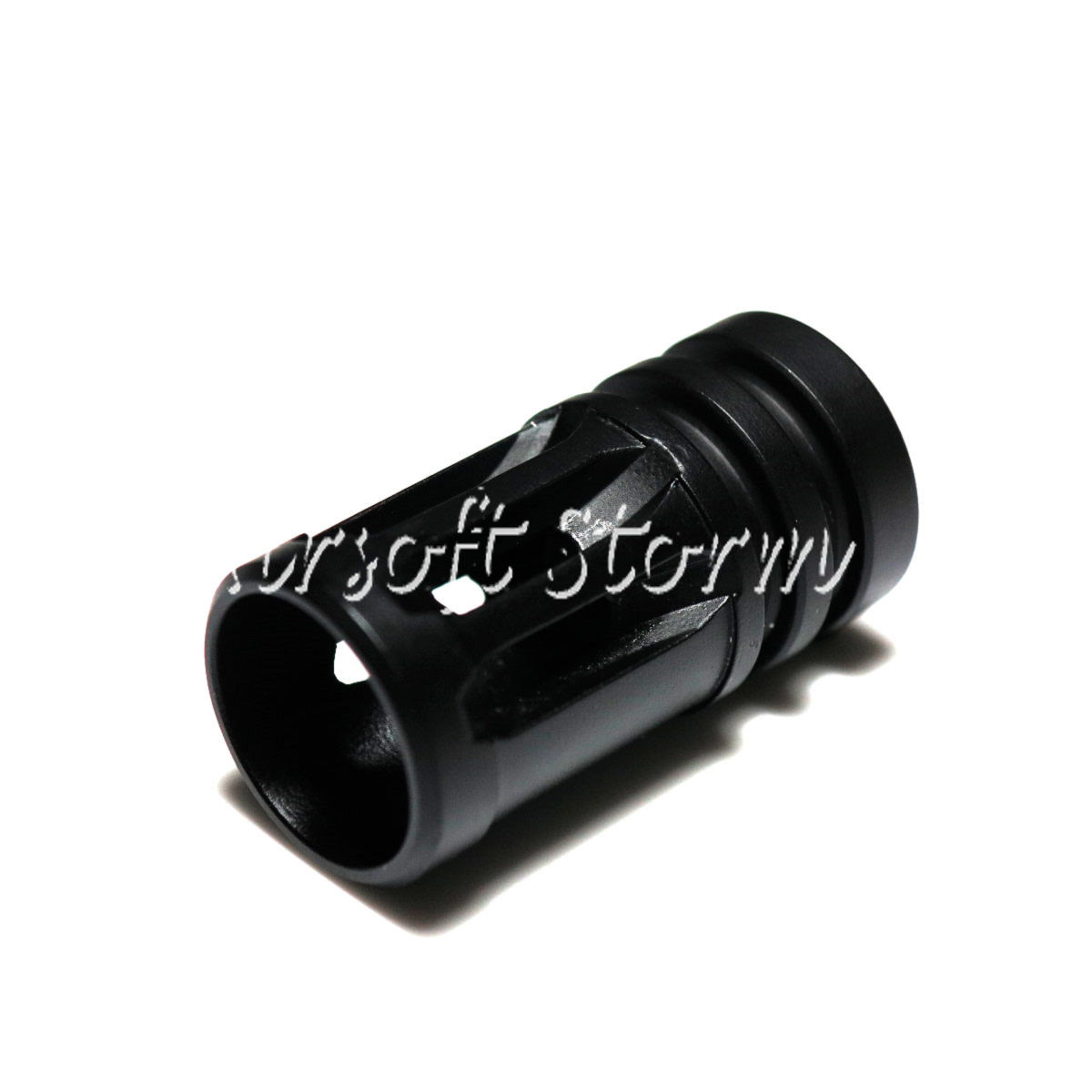 Shooting Gear APS ASR Muzzle Flash Hider 14mm CW Black - Click Image to Close
