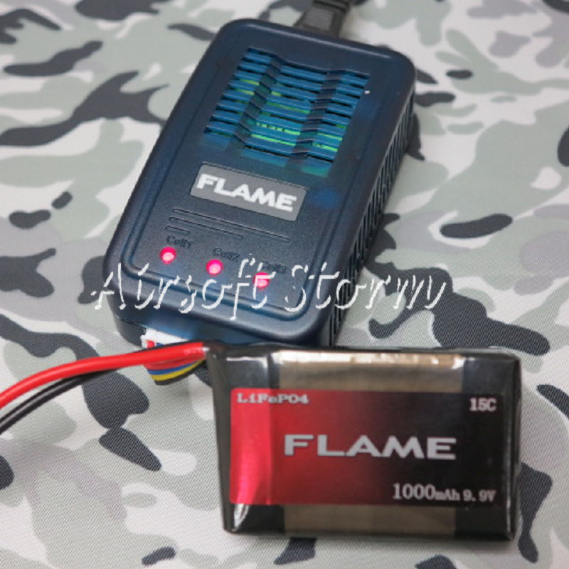 Flame 6.6V/9.9V Li-Fe LiFePO4 LFP Battery Compact Balance Charger