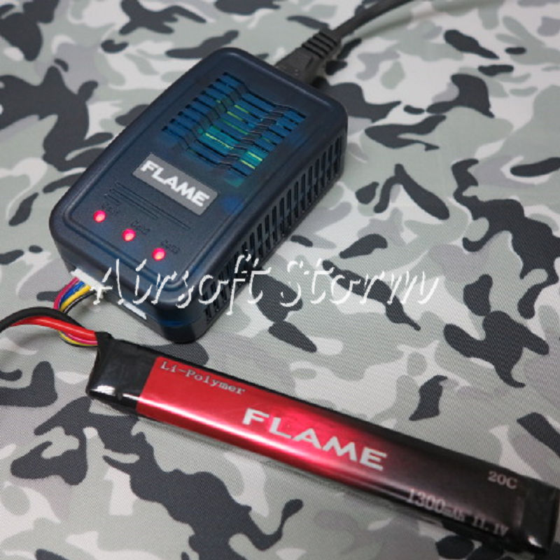 Flame 7.4V/11.1V Li-Po LiPo Li-Polymer Battery Compact Balance Charger - Click Image to Close
