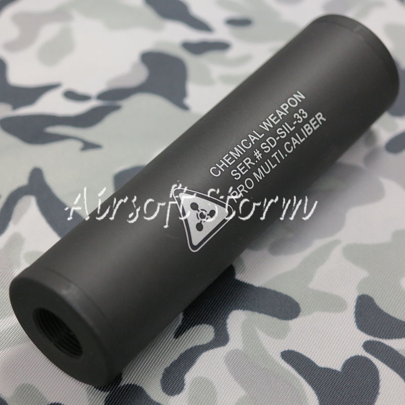 Shooting Gear Spartan Doctrine Pro CAL Airsoft Silencer (Chemical Weapon, 14mm CW/CCW)