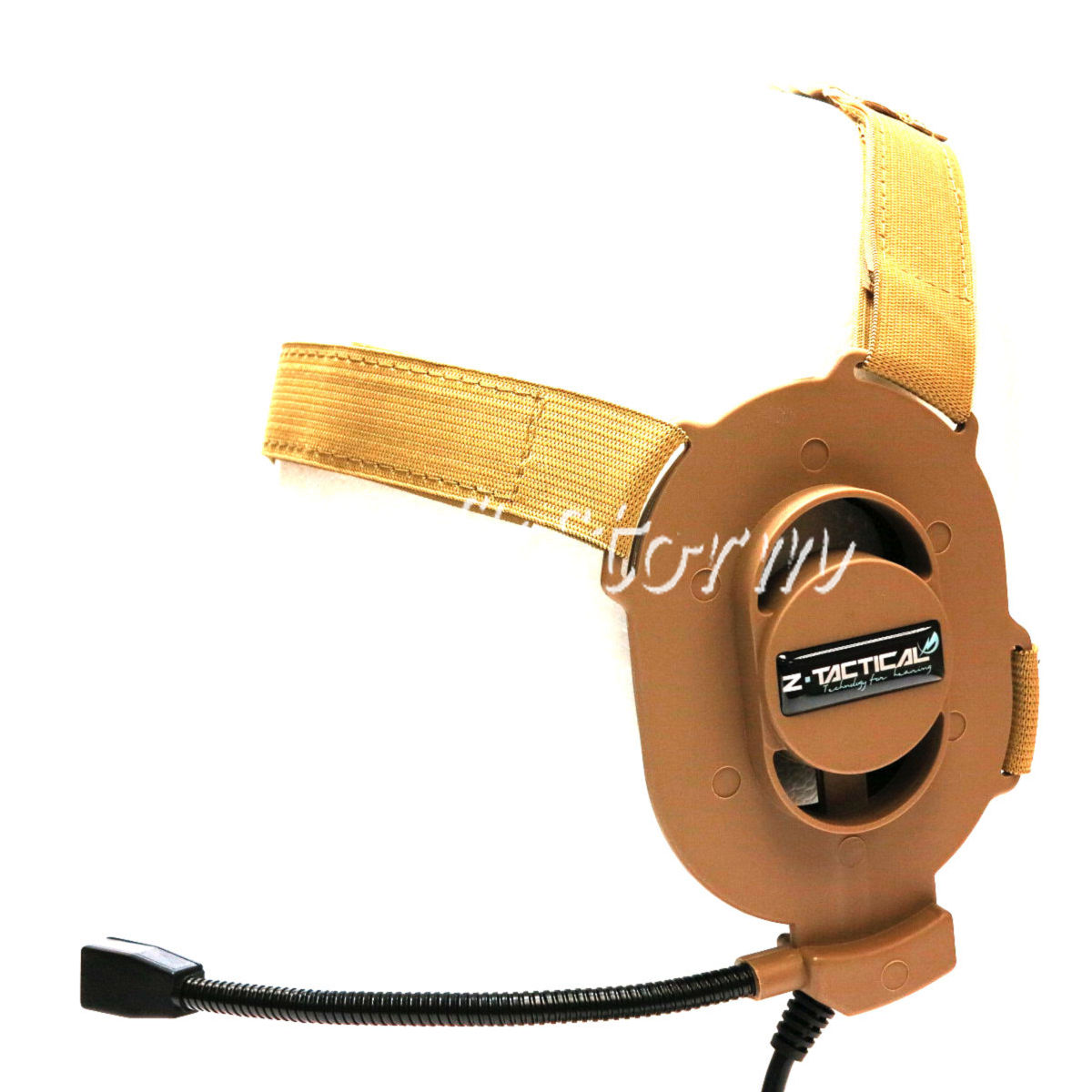 Airsoft Gear SWAT Element ELITE II Style Tactical Headset Desert Tan