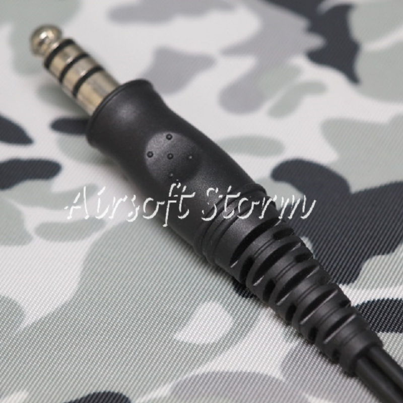 Airsoft Gear SWAT Z Tactical Throat Mic Headset Black - Click Image to Close