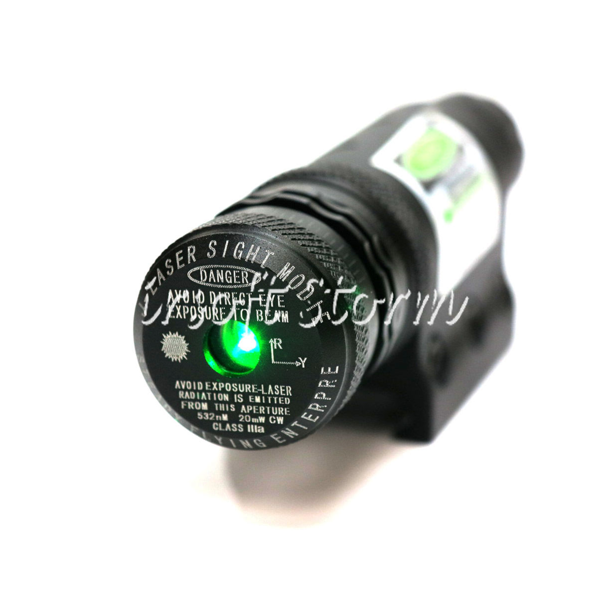 LXGD Tactical Gear Rifle Green Laser Sight Pointer with Barrel & RIS Mount JG-10 - Click Image to Close