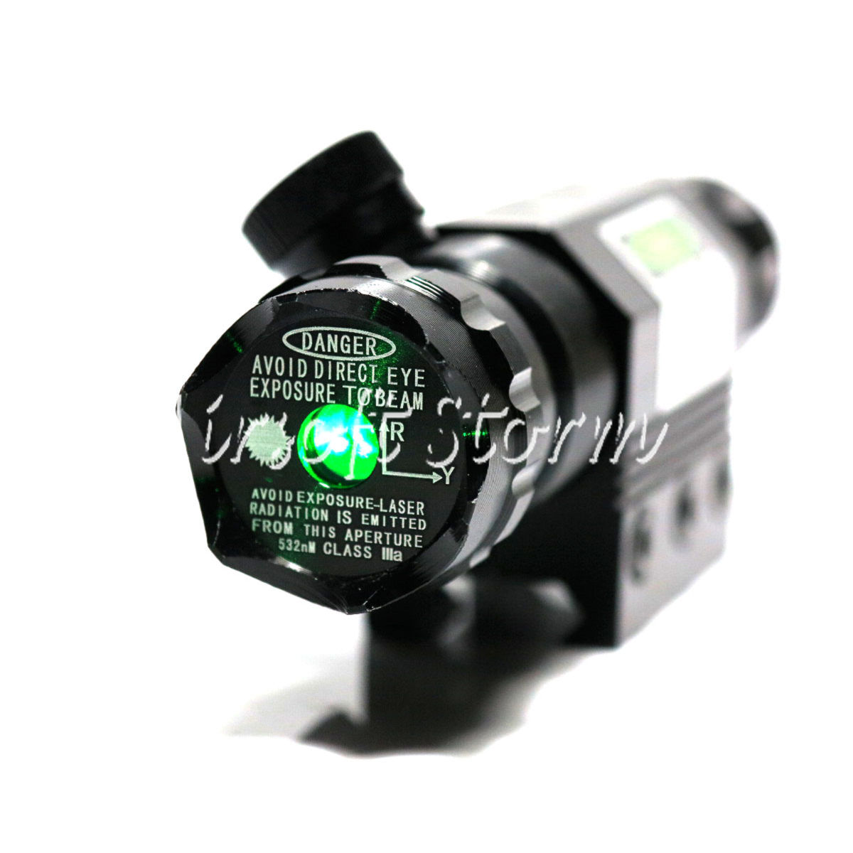LXGD Tactical Gear Rifle Green Laser Sight Pointer with Barrel & RIS Mount JG-016 - Click Image to Close
