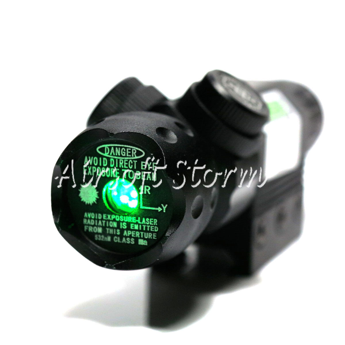 LXGD Tactical Gear Rifle AEG Green Laser Tactical Head Sight Pointer JG-020 - Click Image to Close