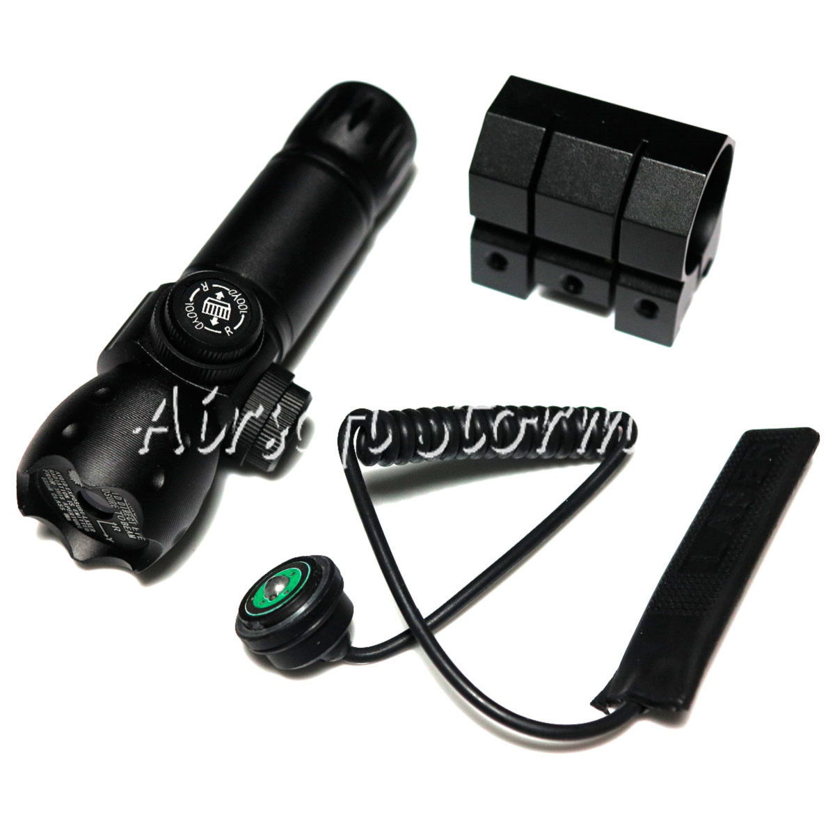 LXGD Tactical Gear Rifle AEG Green Laser Tactical Head Sight Pointer JG-020 - Click Image to Close