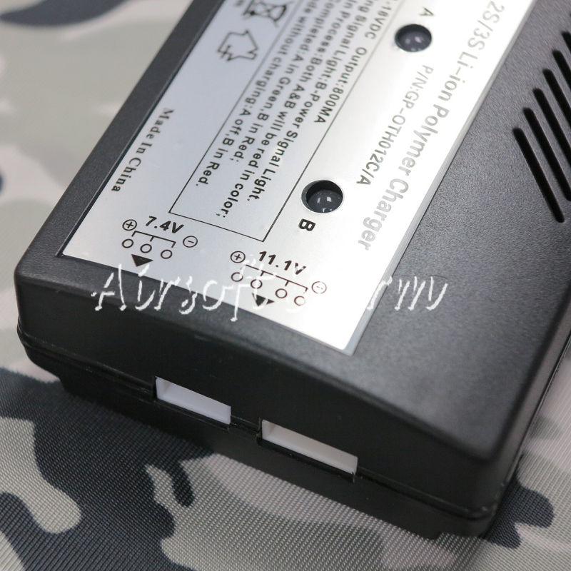 G&P 7.4V/11.1V Li-ion Polymer Battery Charger US Plug GP-OTH012A - Click Image to Close