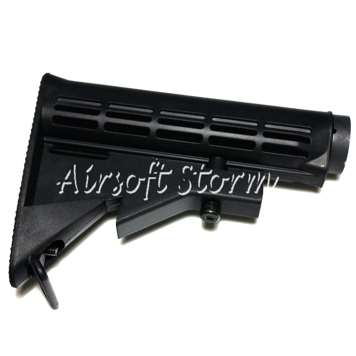 Airsoft Tactical Gear E&C 6 Position Sliding Stock with Pipe for HK416/M4/M16 AEG