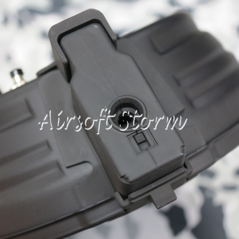 AEG Airsoft Shooting Gear CYMA 2500rd Sheet Steel Electric Drum Magazine for AK AEG (C.38) - Click Image to Close