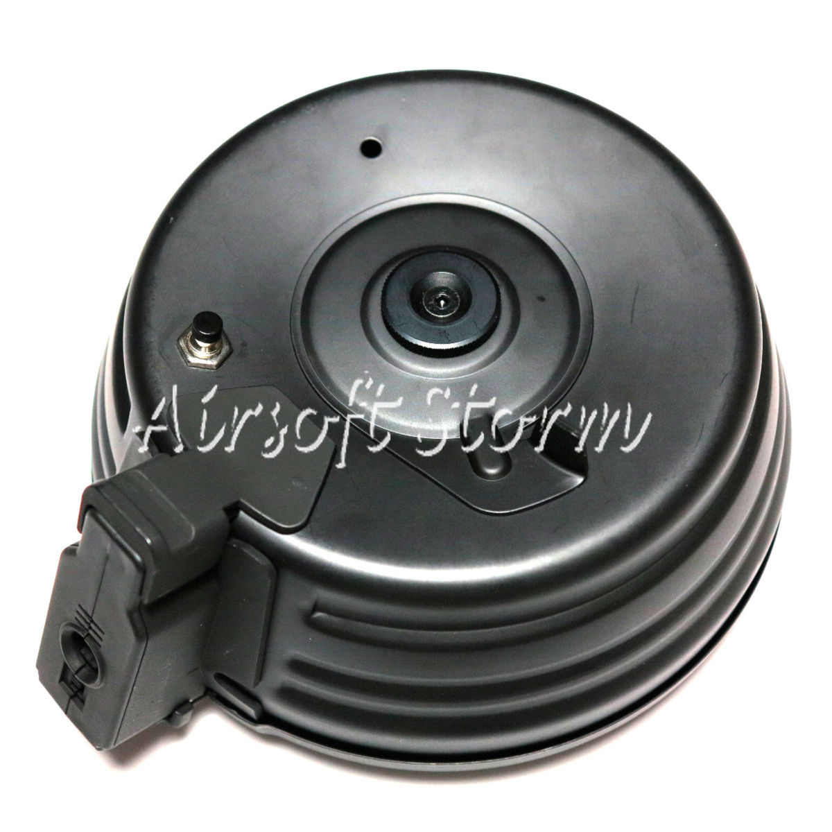 AEG Airsoft Shooting Gear CYMA 2500rd Sound Control Electric Drum Magazine for AEG - Click Image to Close