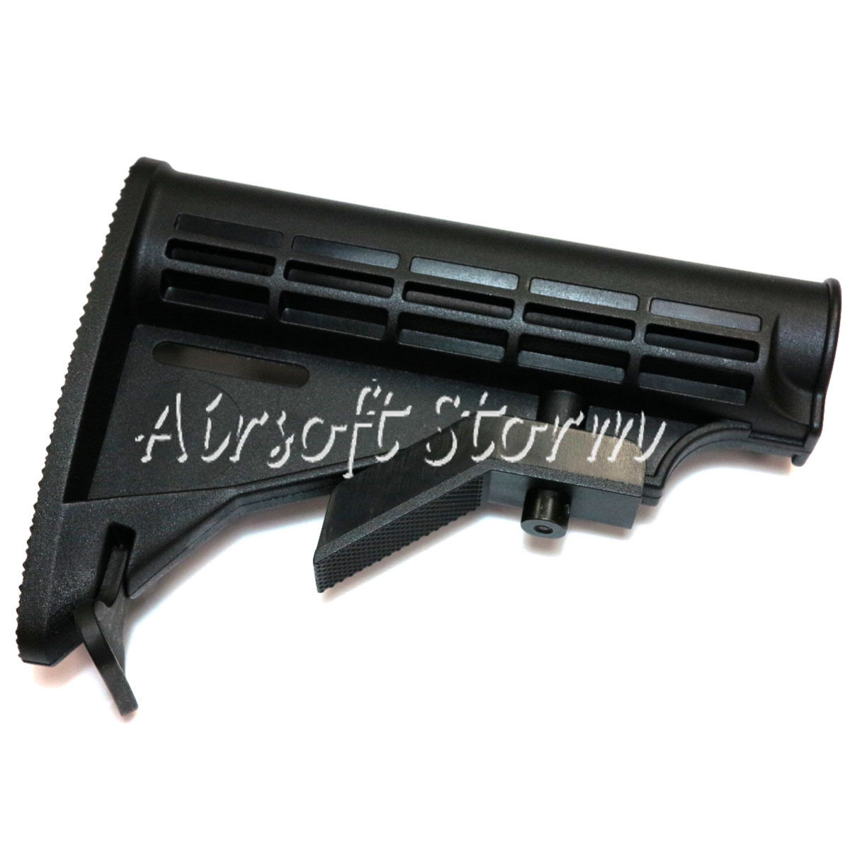 Airsoft Tactical Gear D-Boys 6 Position Sliding Stock for HK416 / M4 / M16 AEG Black