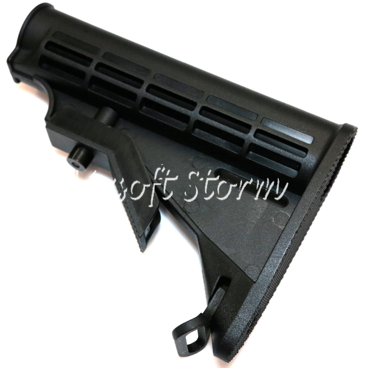 Airsoft Tactical Gear D-Boys 6 Position Sliding Stock for HK416 / M4 / M16 AEG Black - Click Image to Close