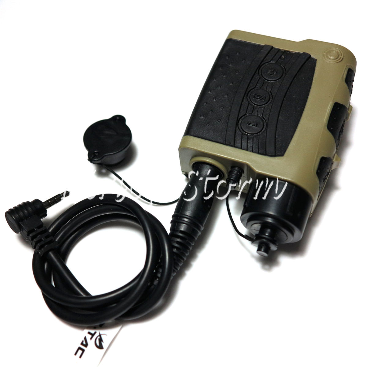 Airsoft SWAT Communications Gear Z Tactical ZQUIET PRO PTT & Wire for Yaesu Radio