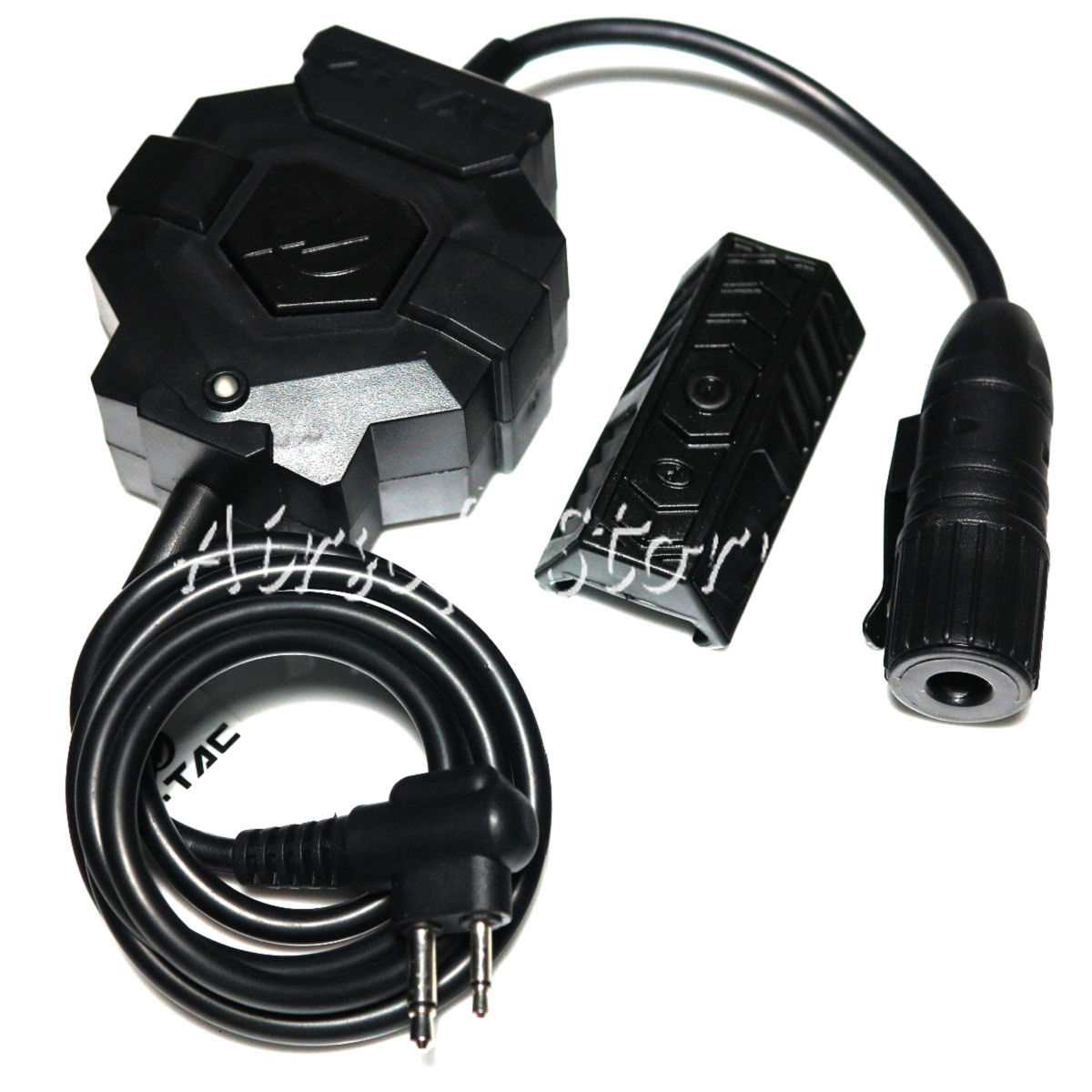 Airsoft Gear SWAT Z Tactical Wireless Headset Cable & PTT for Motorola 2 Pin - Click Image to Close