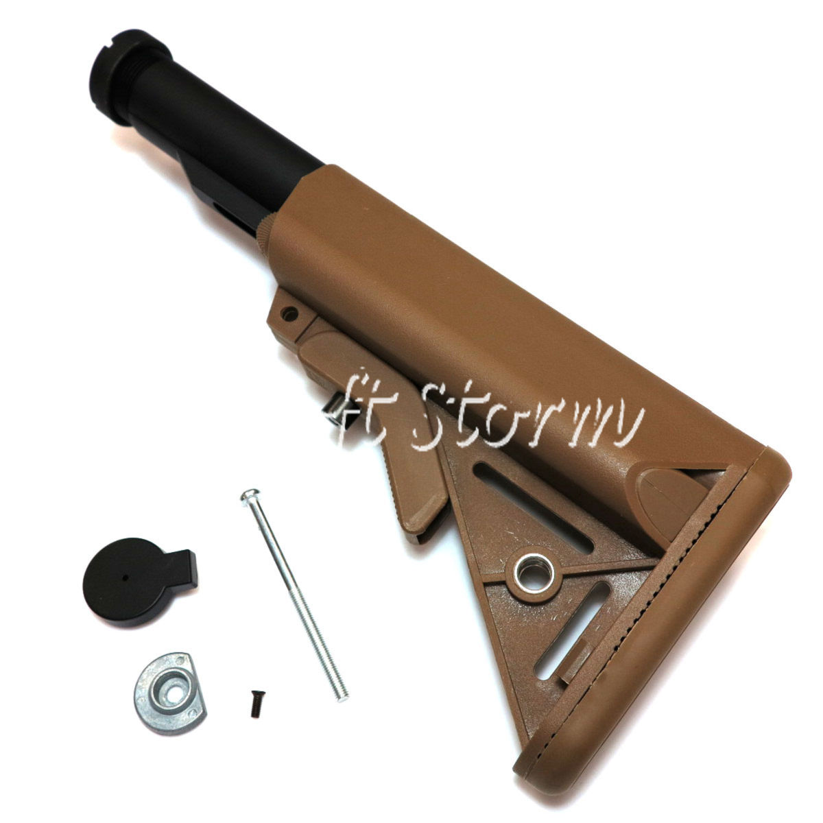 Airsoft Tactical Gear Army Force Special Force Crane Stock for M4 / M16 Tan - Click Image to Close