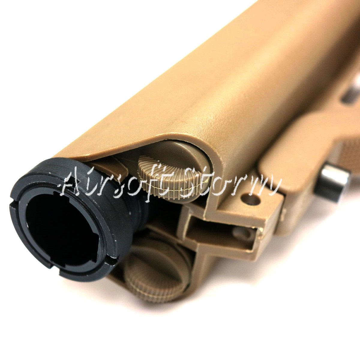 Airsoft Tactical Gear Army Force Special Force Crane Stock for M4 / M16 Tan - Click Image to Close