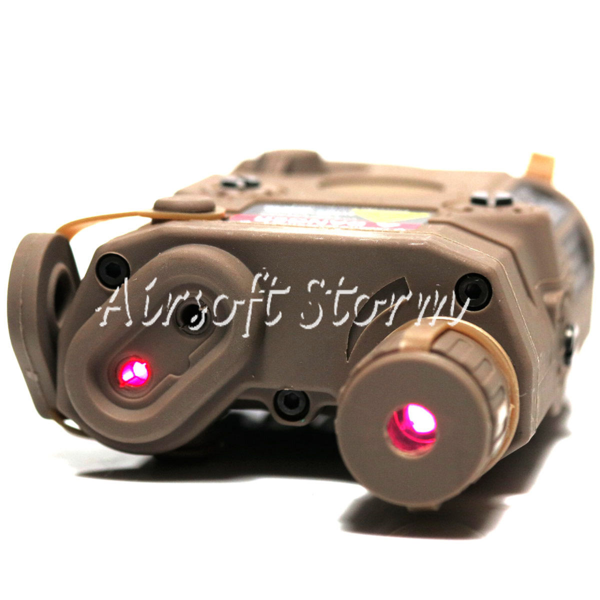 Tactical Gear FMA AN/PEQ-15 Red Dot Laser & LED Flashlight Dark Earth - Click Image to Close