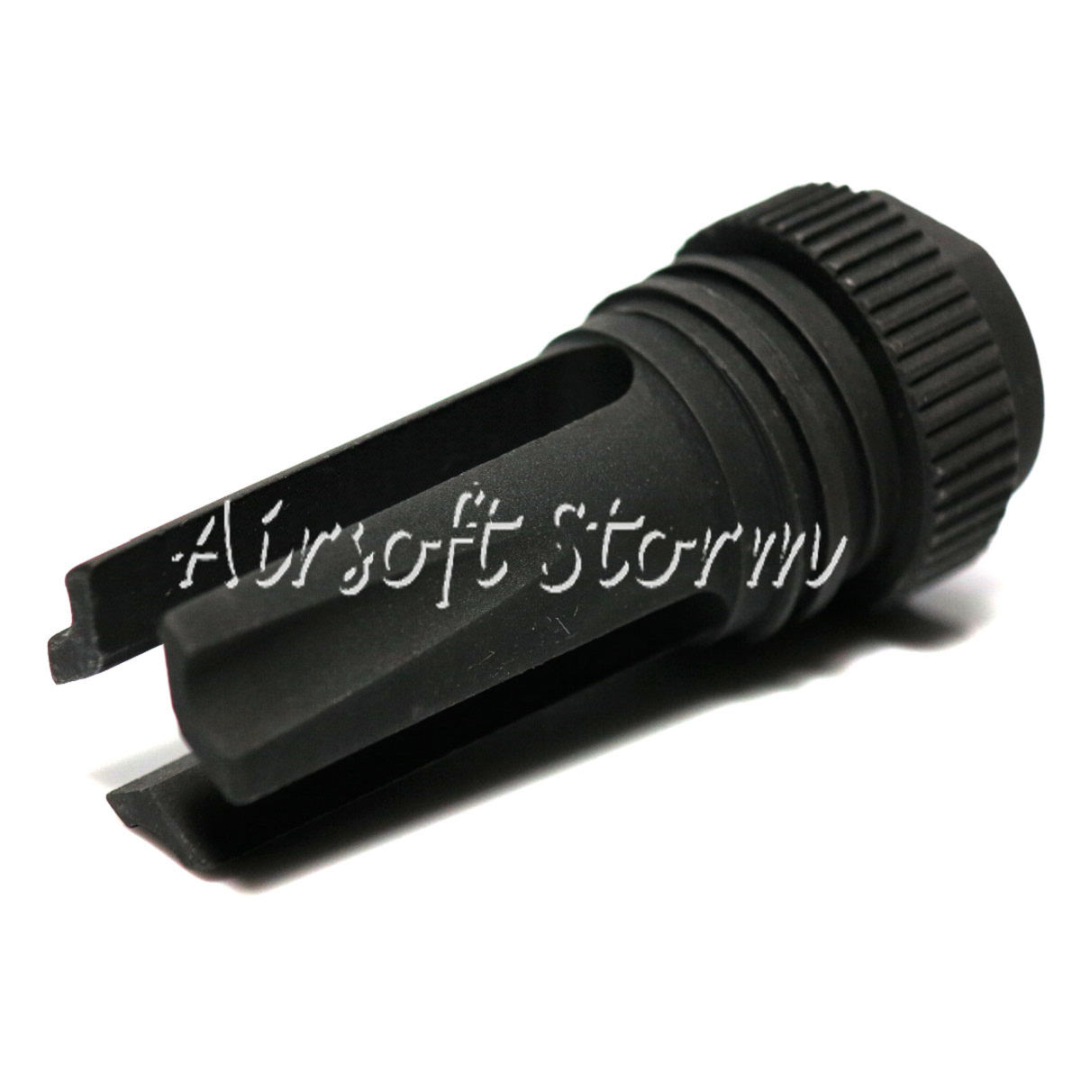 Shooting Gear Army Force AAC Type Steel Flash Hider 14mm CCW Black