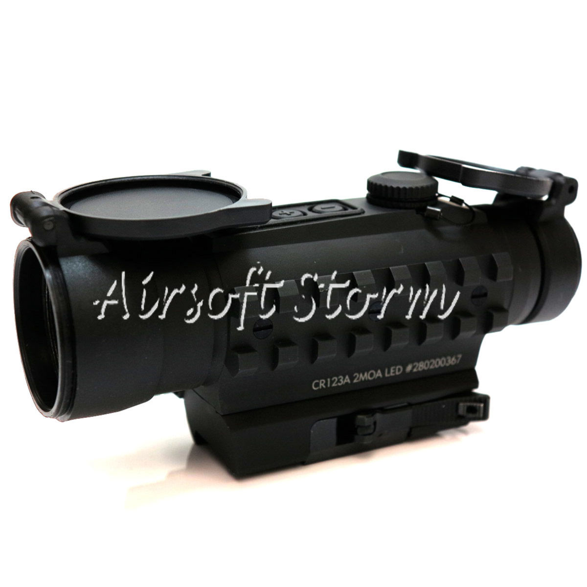 SWAT Gear Tactical Holosun HS400AGA 1x30 Red Dot Sight Scope with Green Laser (2 MOA) - Click Image to Close