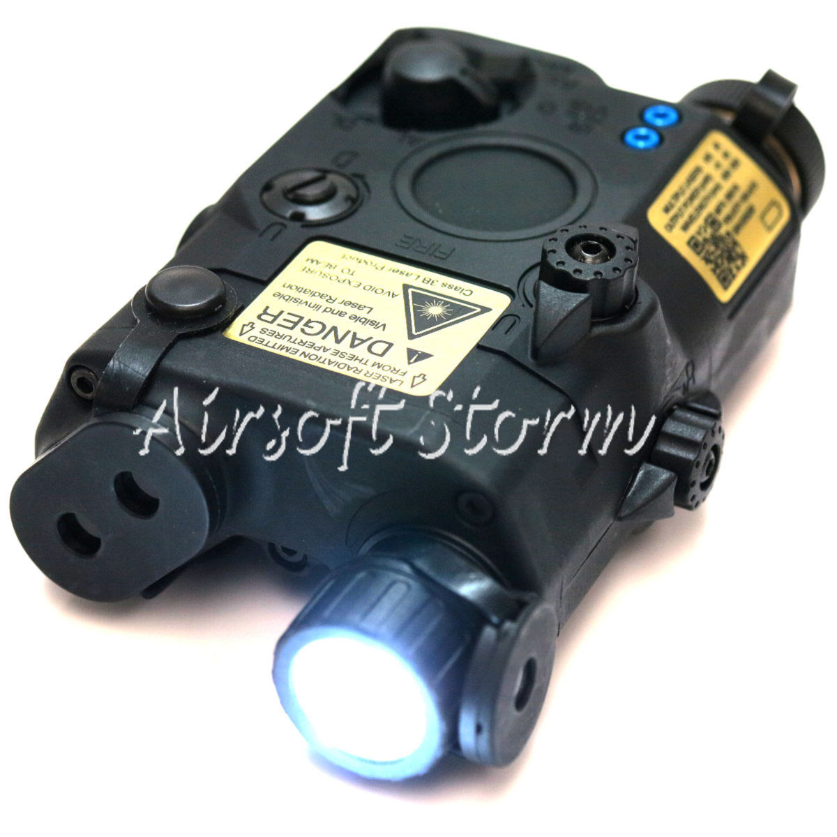 Airsoft Tactical Gear FMA AN/PEQ 15 LA Style Upgrade Version Box with Green Laser Black