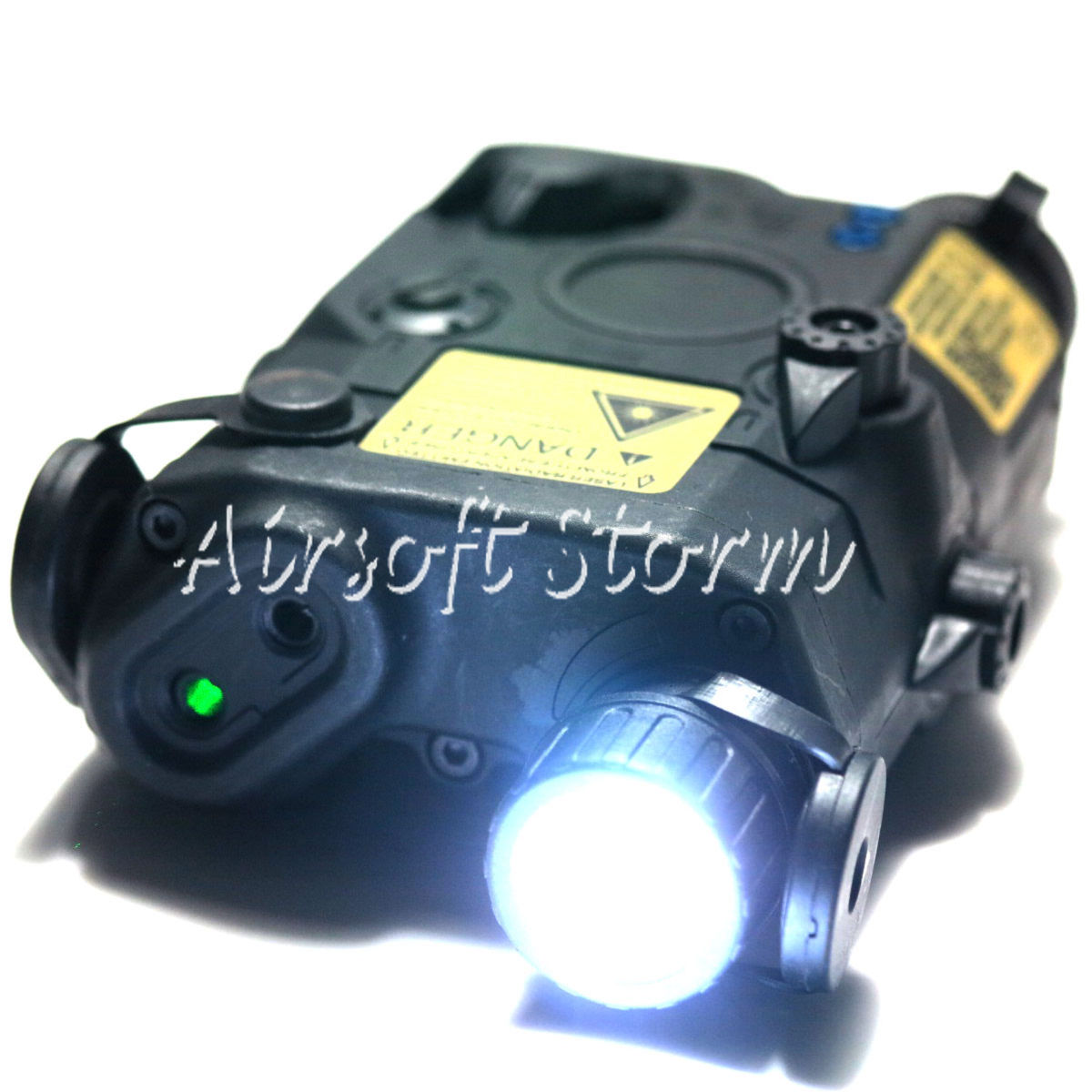 Airsoft Tactical Gear FMA AN/PEQ 15 LA Style Upgrade Version Box with Green Laser Black