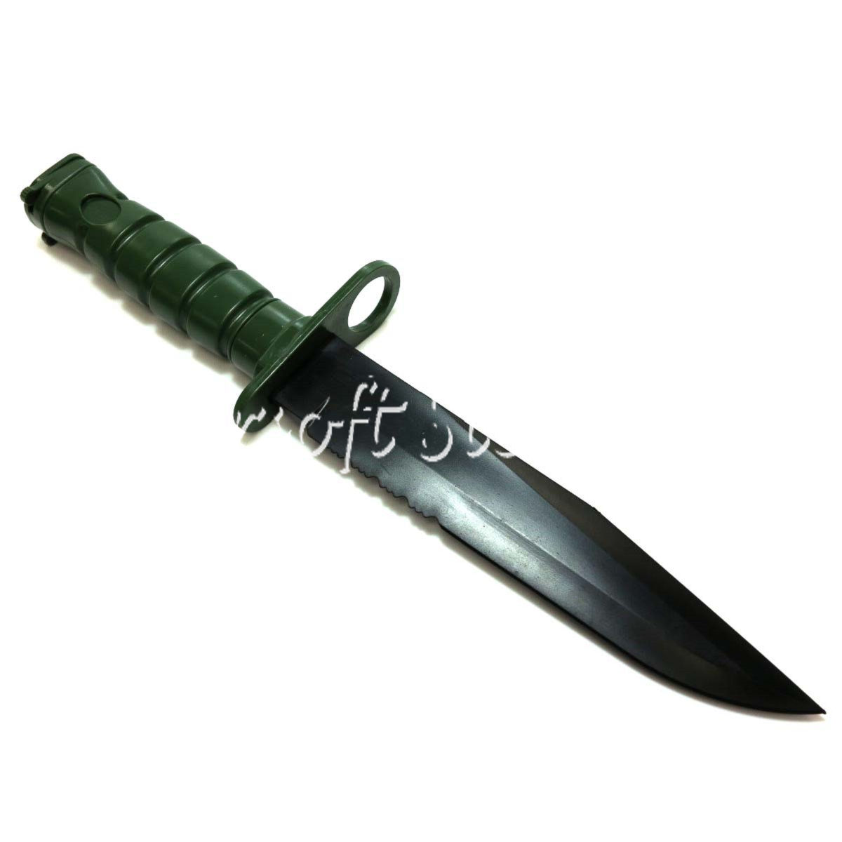 Airsoft Wargame Combat Gear CYMA Dummy Plastic M10 Knife Olive Drab OD (HY-018) - Click Image to Close