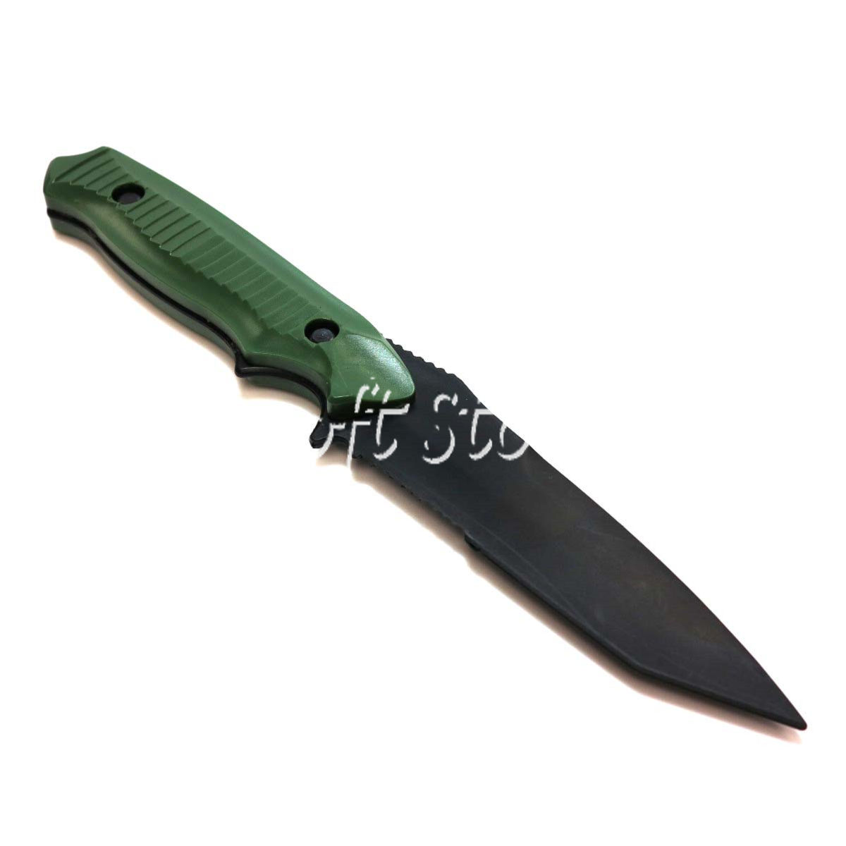 Airsoft Wargame Combat Gear CYMA Dummy Plastic 141 Nimravus Tanto Knife Olive Drab OD (HY-017) - Click Image to Close