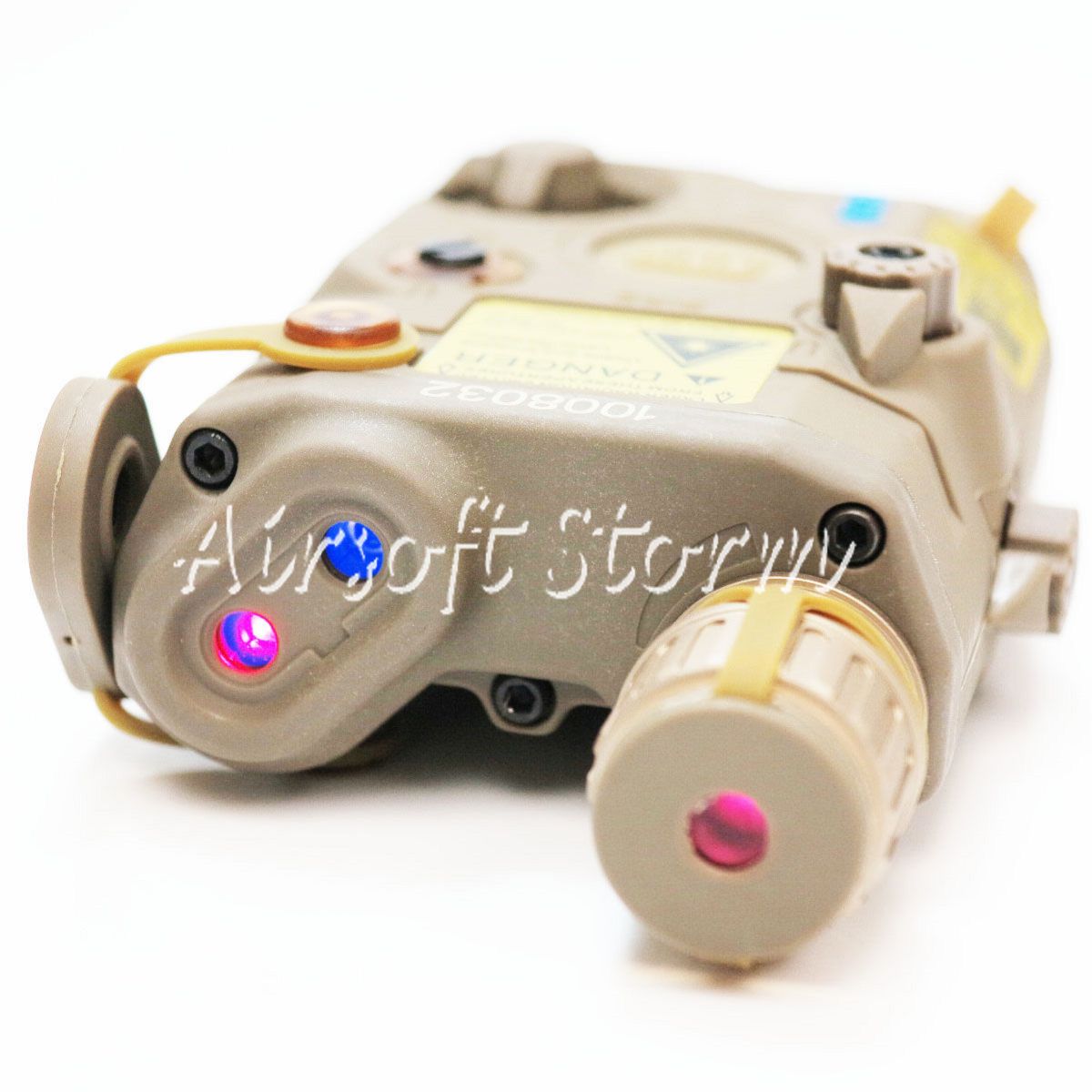 Airsoft Tactical Gear FMA AN/PEQ LA5-C Upgrade Version LED White Light + Red/IR Laser Dark Earth