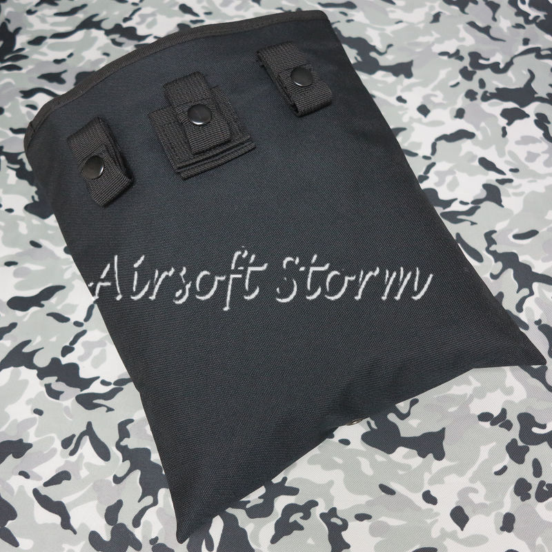 Airsoft Tactical Gear Molle Large Magazine Tool Drop Pouch Bag Black - Click Image to Close