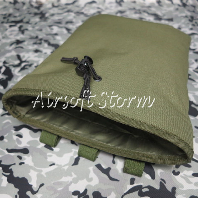 Airsoft Tactical Gear Molle Large Magazine Tool Drop Pouch Bag Olive Drab OD - Click Image to Close