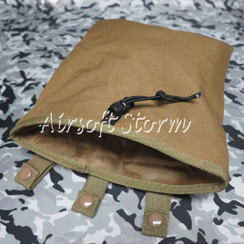 Airsoft Tactical Gear Molle Large Magazine Tool Drop Pouch Bag Coyote Brown - Click Image to Close
