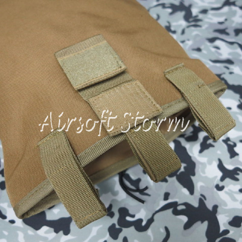 Airsoft Tactical Gear Molle Large Magazine Tool Drop Pouch Bag Coyote Brown - Click Image to Close