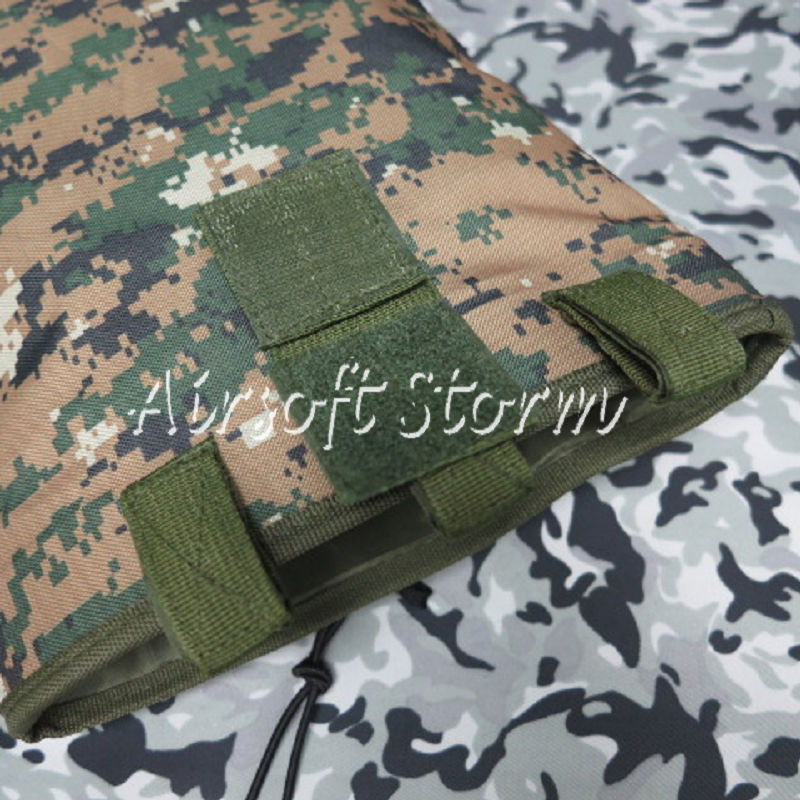 Airsoft Tactical Gear Molle Large Magazine Tool Drop Pouch Bag Woodland Digital Camo - Click Image to Close