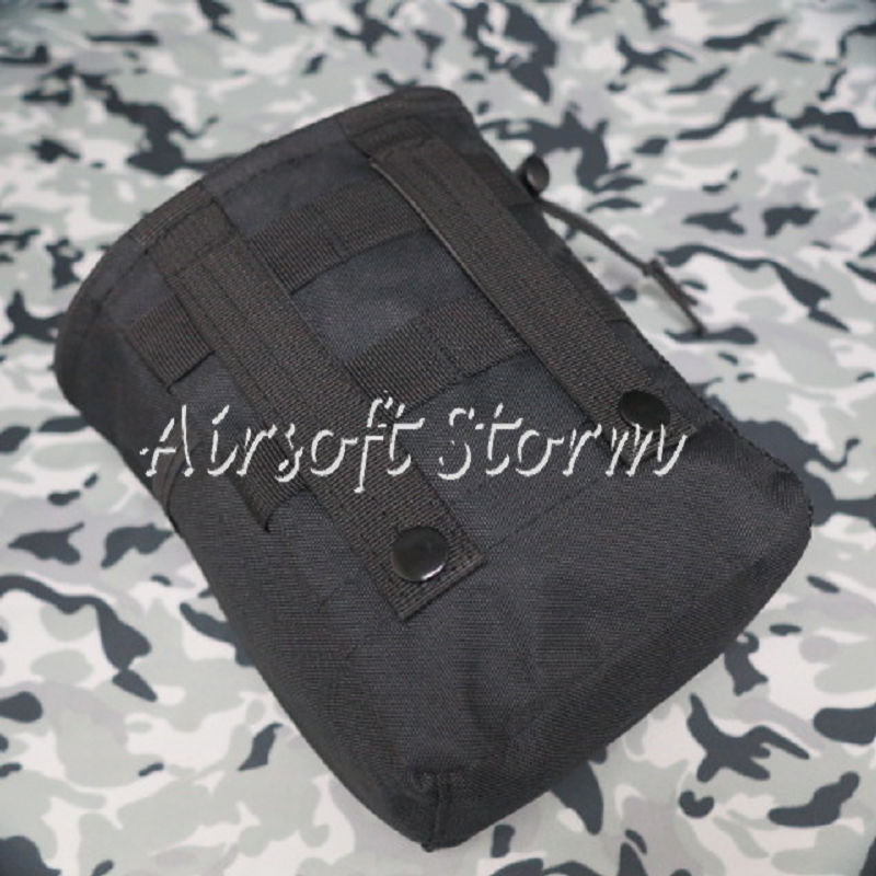 Airsoft Tactical Gear Molle Small Magazine Tool Drop Pouch Bag Black - Click Image to Close