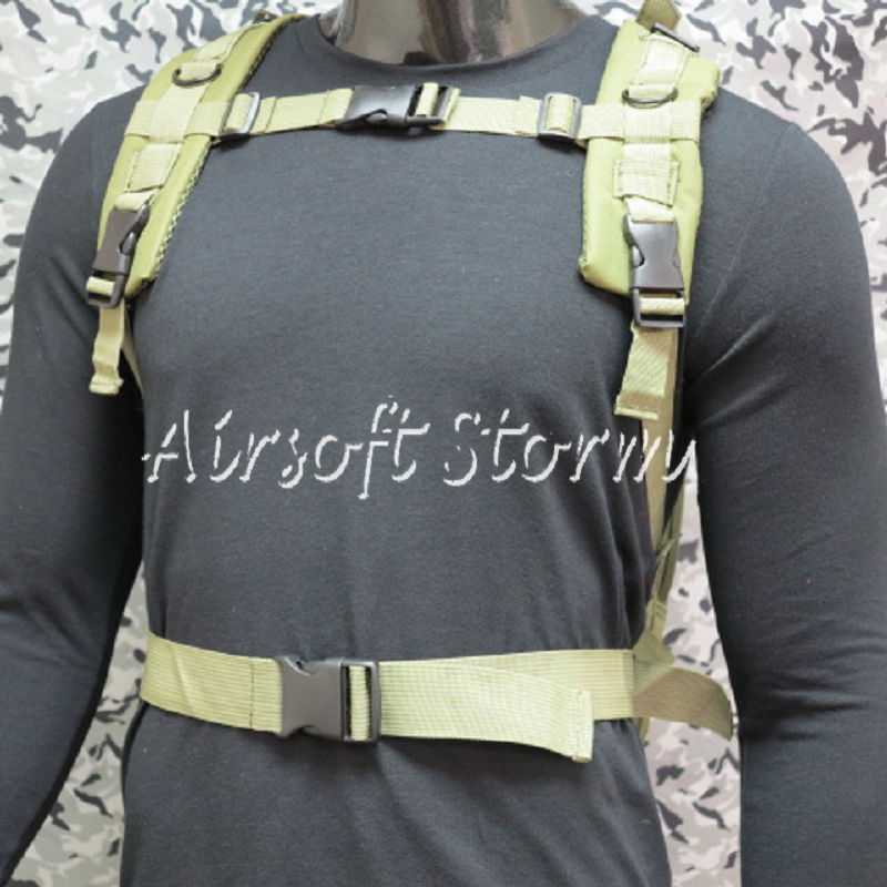 Level 3 Milspec Molle Assault Backpack Bag Olive Drab OD - Click Image to Close