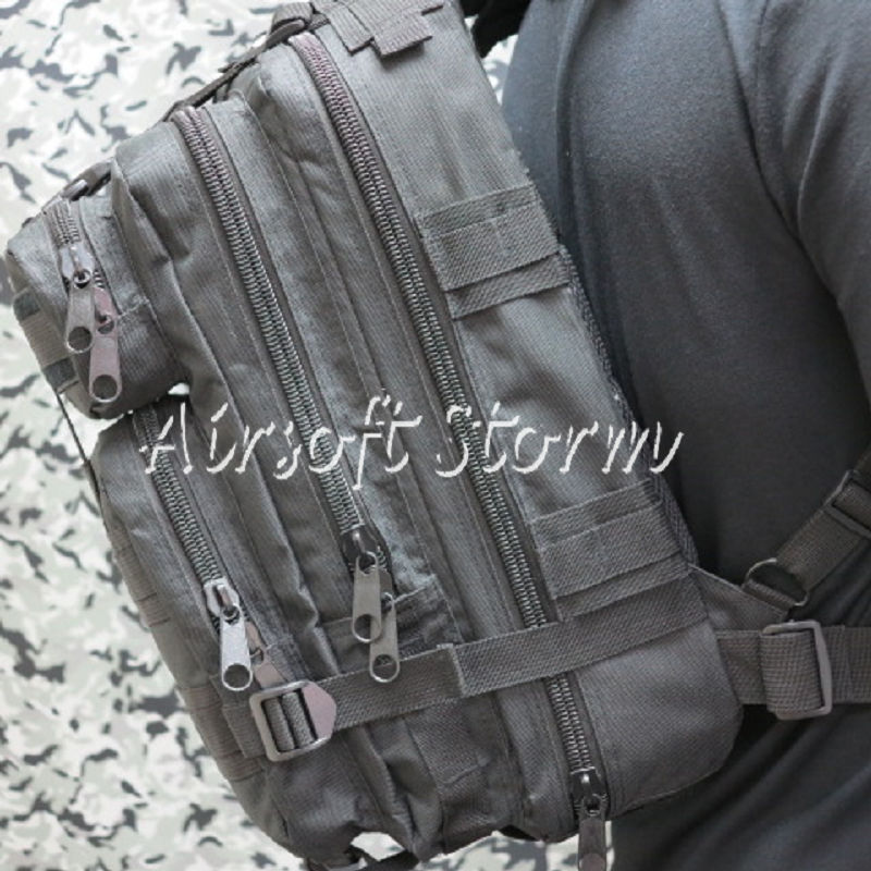 Level 3 Milspec Molle Assault Backpack Bag Black - Click Image to Close