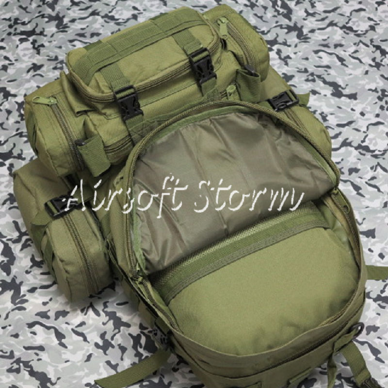 Airsoft SWAT CamelPack Tactical Molle Assault Backpack Bag Olive Drab OD - Click Image to Close