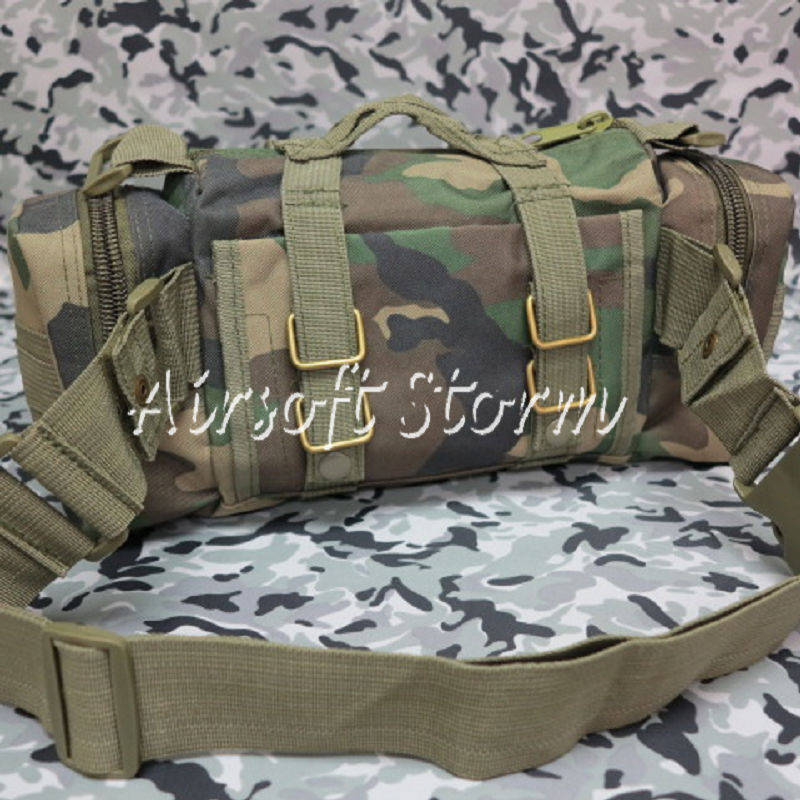 Airsoft SWAT CamelPack Tactical Molle Assault Backpack Bag Woodland Camo - Click Image to Close