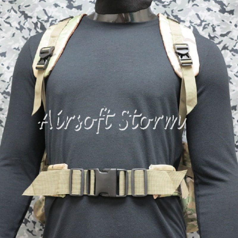 Airsoft SWAT CamelPack Tactical Molle Assault Backpack Bag Multi Camo - Click Image to Close